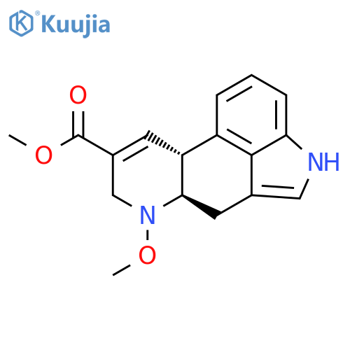 ERGOLINE-8-CARBOXYLIC ACID, 8,9-DIDEHYDRO-6-METHOXY-, METHYL ESTER structure
