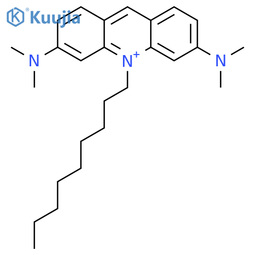 Acridinium,3,6-bis(dimethylamino)-10-nonyl- structure