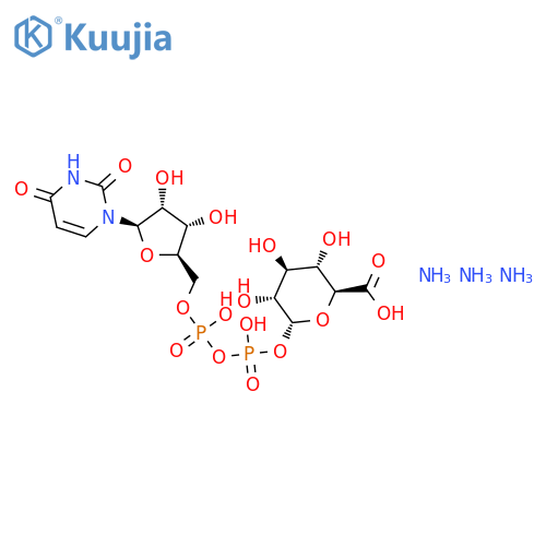 a-D-Glucopyranuronic acid, 1®5'-ester with uridine5'-(trihydrogen diphosphate), triammonium salt (9CI) structure