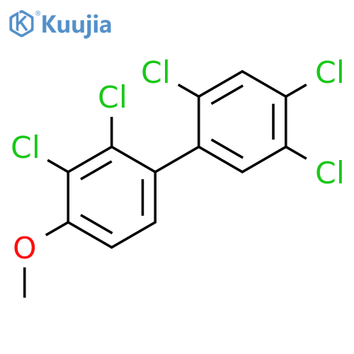 1,1'-Biphenyl, 2,2',3,4',5'-pentachloro-4-methoxy- structure