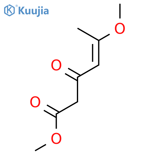 4-Hexenoic acid, 5-methoxy-3-oxo-, methyl ester structure