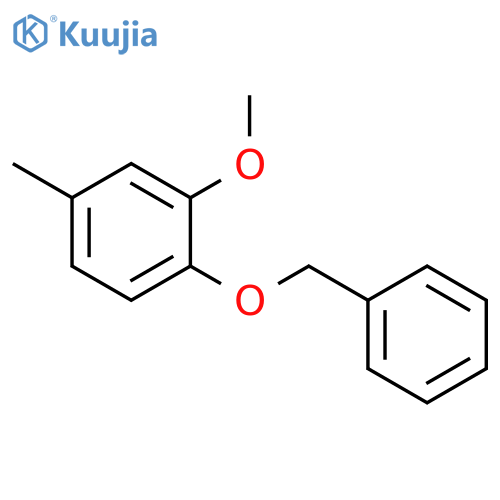 4-BENZYLOXY-3-METHOXY-TOLUENE structure