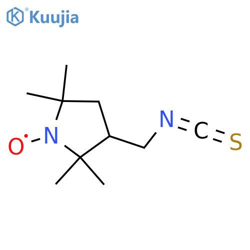 3-(Isothiocyanatomethyl)-2,2,5,5-tetramethyl-1-pyrrolidinyloxy structure