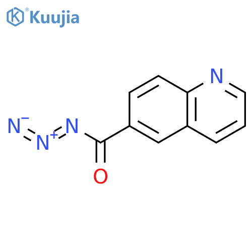 6-QUINOLINECARBONYL AZIDE structure