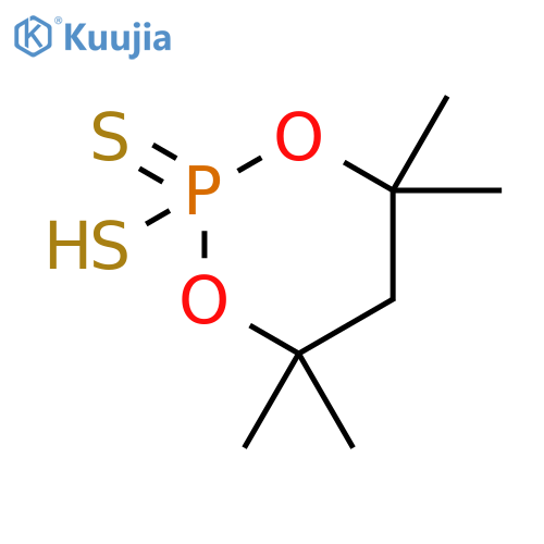 1,3,2-Dioxaphosphorinane, 2-mercapto-4,4,6,6-tetramethyl-, 2-sulfide structure