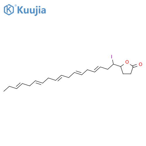 2(3H)-Furanone,dihydro-5-(1-iodo-3,6,9,12,15-octadecapentaen-1-yl)- structure
