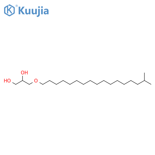 1,2-Propanediol,3-(isooctadecyloxy)- structure