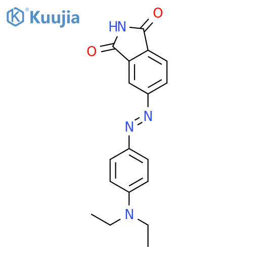 1H-Isoindole-1,3(2H)-dione, 5-[[4-(diethylamino)phenyl]azo]- structure