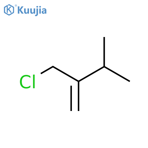 2-(chloromethyl)-3-methylbut-1-ene structure