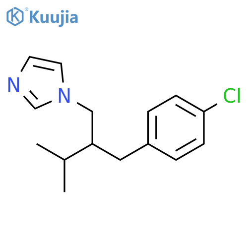 1H-Imidazole, 1-[2-[(4-chlorophenyl)methyl]-3-methylbutyl]- structure