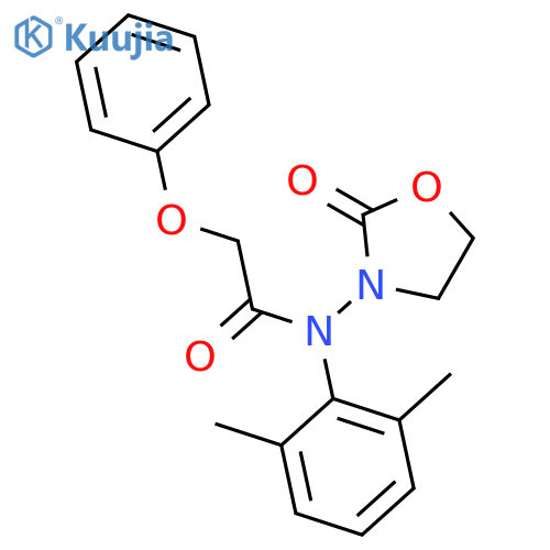 Acetamide, N-(2,6-dimethylphenyl)-N-(2-oxo-3-oxazolidinyl)-2-phenoxy- structure