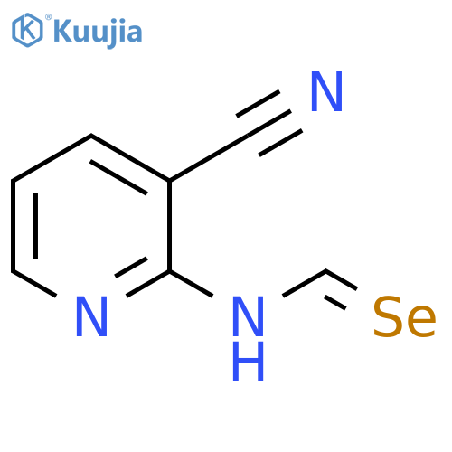 Methaneselenoamide, N-(3-cyano-2-pyridinyl)- structure