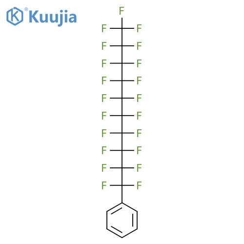 BENZENE, (HENEICOSAFLUORODECYL)- structure