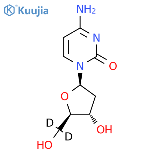 2'-Deoxycytidine-5',5''-d2 structure