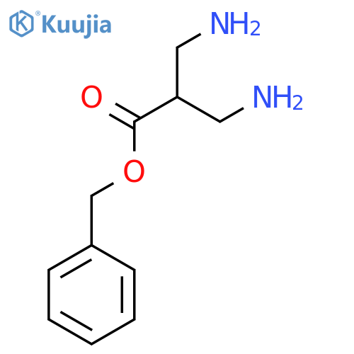 Benzyl 3-amino-2-(aminomethyl)propanoate structure
