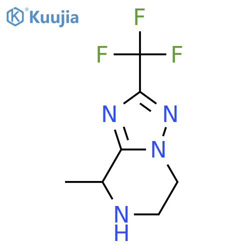 8-Methyl-2-(trifluoromethyl)-5,6,7,8-tetrahydro-[1,2,4]triazolo[1,5-a]pyrazine structure