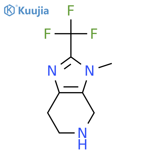 4,5,6,7-tetrahydro-3-methyl-2-(trifluoromethyl)-3H-Imidazo[4,5-c]pyridine structure