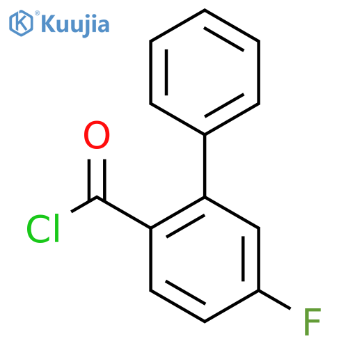 5-Fluorobiphenyl-2-carbonyl chloride structure