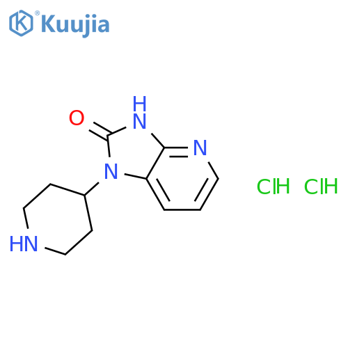 1-(4-piperidyl)-3H-imidazo[4,5-b]pyridin-2-one;dihydrochloride structure
