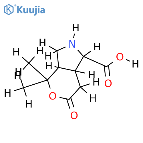 (3aR)-4,4-Dimethyl-6-oxo-(3ar,7ac)-octahydro-pyrano[3,4-c]pyrrol-1c-carbonsaeure structure