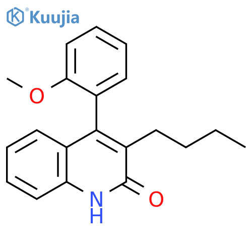 2(1H)-Quinolinone, 3-butyl-4-(2-methoxyphenyl)- structure