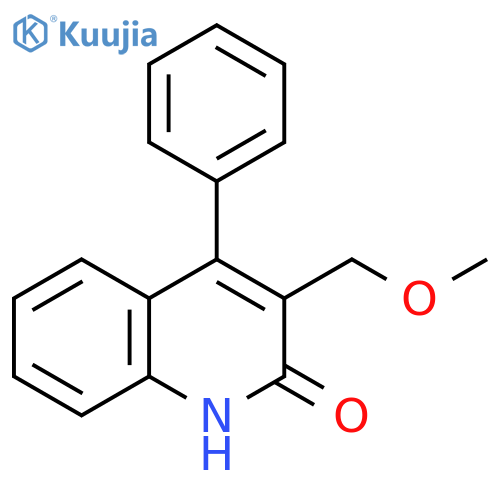 2(1H)-Quinolinone, 3-(methoxymethyl)-4-phenyl- structure