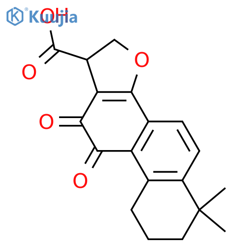 14,16-Epoxy-20-nor-5(10),6,8,13-abietatetraene-11,12-dione; (R)-form, 17-Carboxylic acid structure