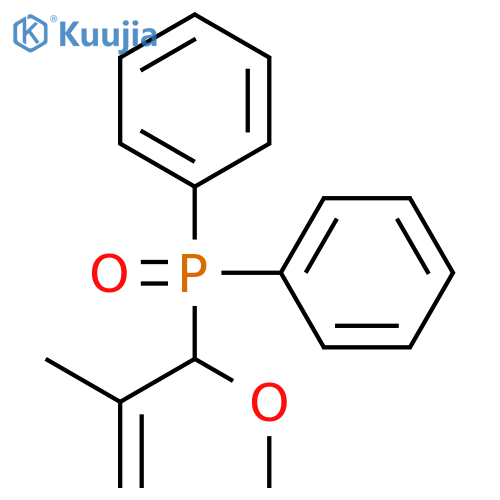 Phosphine oxide, (1-methoxy-2-methyl-2-propenyl)diphenyl- structure