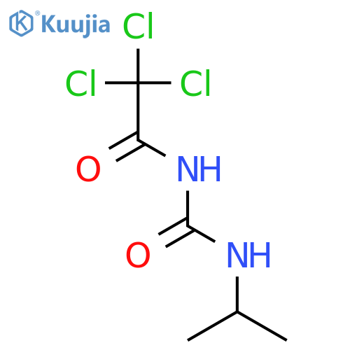 Acetamide, 2,2,2-trichloro-N-[[(1-methylethyl)amino]carbonyl]- structure