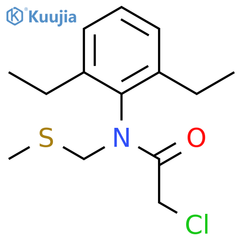 Acetamide, 2-chloro-N-(2,6-diethylphenyl)-N-[(methylthio)methyl]- structure