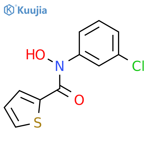 2-Thiophenecarboxamide, N-(3-chlorophenyl)-N-hydroxy- structure