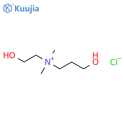 1-Propanaminium,3-hydroxy-N-(2-hydroxyethyl)-N,N-dimethyl-, chloride (1:1) structure