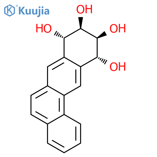 (8R,9S,10R,11S)-rel-8,9,10,11-Tetrahydrobenzaanthracene-8,9,10,11-tetrol structure