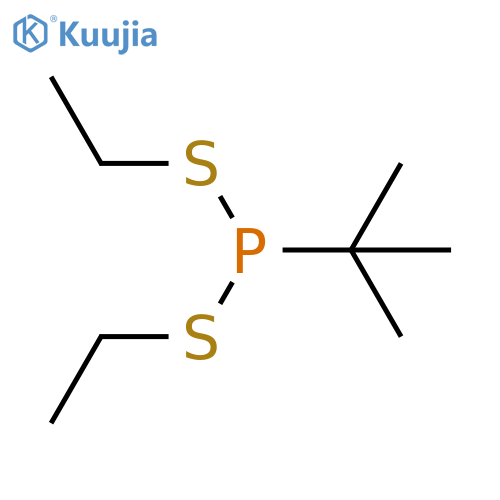PHOSPHONODITHIOUS ACID, (1,1-DIMETHYLETHYL)-, DIETHYL ESTER structure