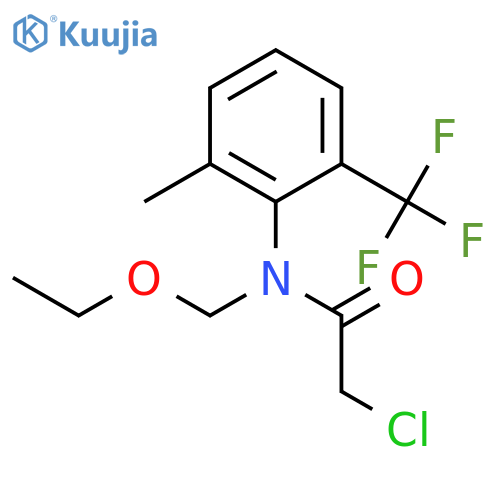 Acetamide,2-chloro-N-(ethoxymethyl)-N-[2-methyl-6-(trifluoromethyl)phenyl]- structure