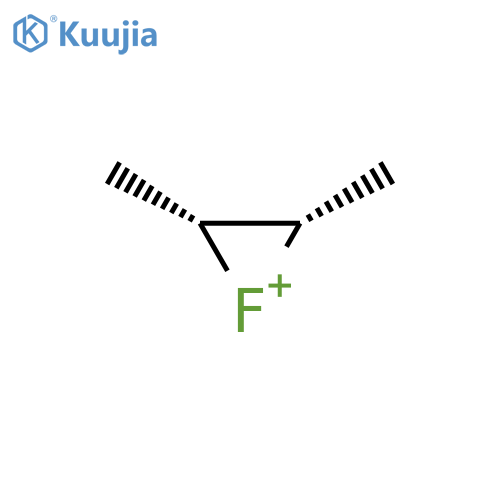 Fluoriranium, 2,3-dimethyl-, cis- structure