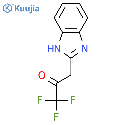 3-(1H-Benzimidazol-2-yl)-1,1,1-trifluoroacetone structure