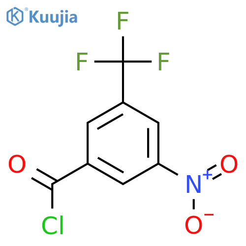 3-Nitro-5-(trifluoromethyl)benzoyl chloride structure