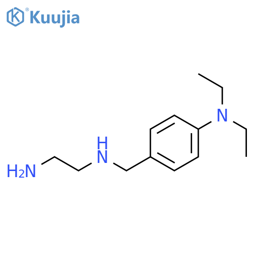 1,2-Ethanediamine, N-[[4-(diethylamino)phenyl]methyl]- structure