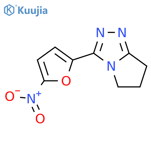 3-(5-nitrofuran-2-yl)-6,7-dihydro-5H-pyrrolo[2,1-c][1,2,4]triazole structure