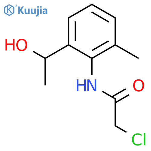 ACETAMIDE, 2-CHLORO-N-[2-(1-HYDROXYETHYL)-6-METHYLPHENYL]- structure