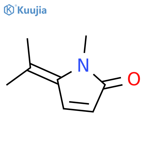2H-Pyrrol-2-one, 1,5-dihydro-1-methyl-5-(1-methylethylidene)- structure