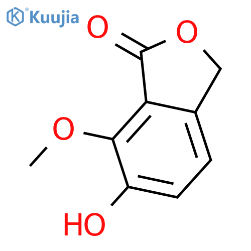 1(3H)-Isobenzofuranone,6-hydroxy-7-methoxy- structure