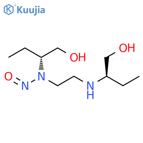 N-((R)-1-hydroxybutan-2-yl)-N-(2-(((R)-1-hydroxybutan-2-yl)amino)ethyl)nitrous amide structure