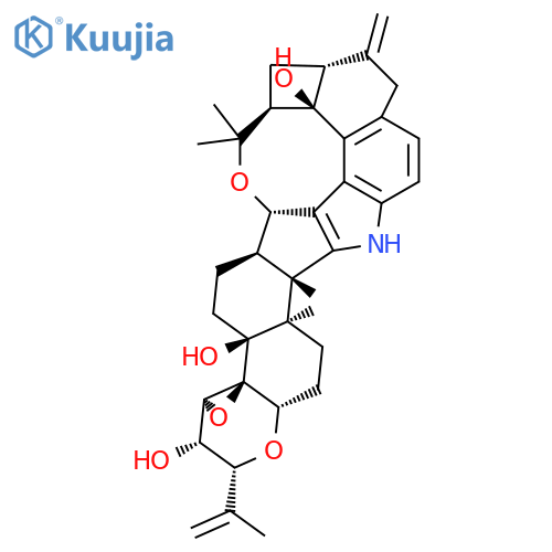 (2R,3S,3aR,4aS,4bS,6aR,7S,7dR,8S,9aR,14bS,14cR,16aS)-14b,14c,17,17-tetramethyl-2-(1-methylethenyl)-10-methylidene-3,3a,6,6a,7,8,9,9a,10,11,14,14b,14c,15,16,16a-hexadecahydro-2H,4bH-7,8-(epoxymethano)cyclobuta[5,6]benzo[1,2-e]oxireno[4',4a']chromeno[5',6': structure