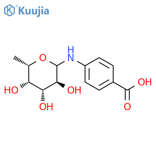 BENZOIC ACID, 4-[(6-DEOXY-L-GALACTOPYRANOSYL)AMINO]- structure