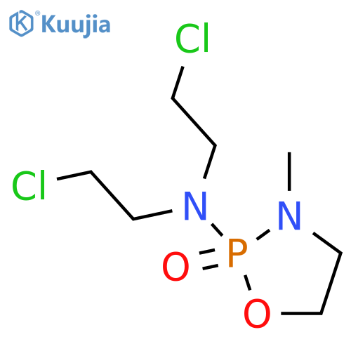 1,3,2-Oxazaphospholidin-2-amine,N,N-bis(2-chloroethyl)-3-methyl-, 2-oxide structure