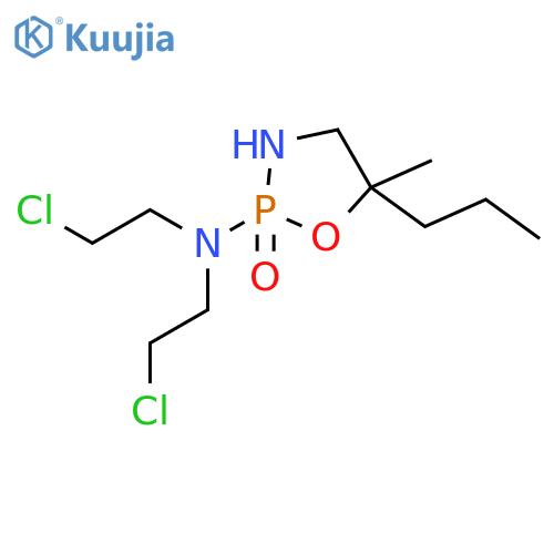 1,3,2-Oxazaphospholidin-2-amine,N,N-bis(2-chloroethyl)-5-methyl-5-propyl-, 2-oxide structure