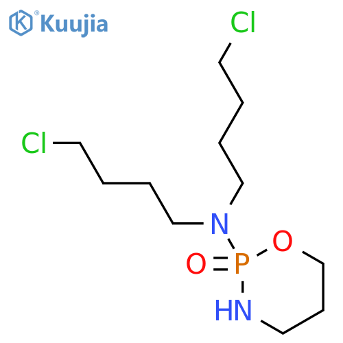 2H-1,3,2-Oxazaphosphorin-2-amine,N,N-bis(4-chlorobutyl)tetrahydro-, 2-oxide structure
