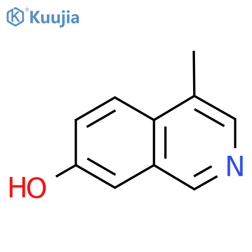 7-Isoquinolinol, 4-methyl- structure